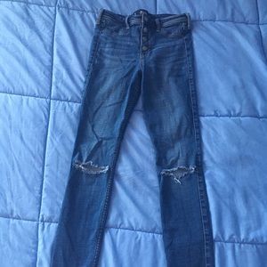 hollister high rise jean leggings